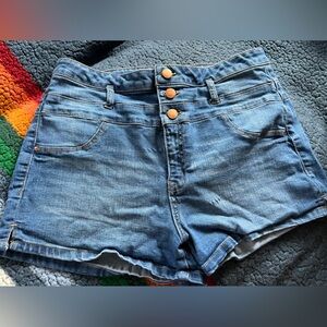 High waisted shorts